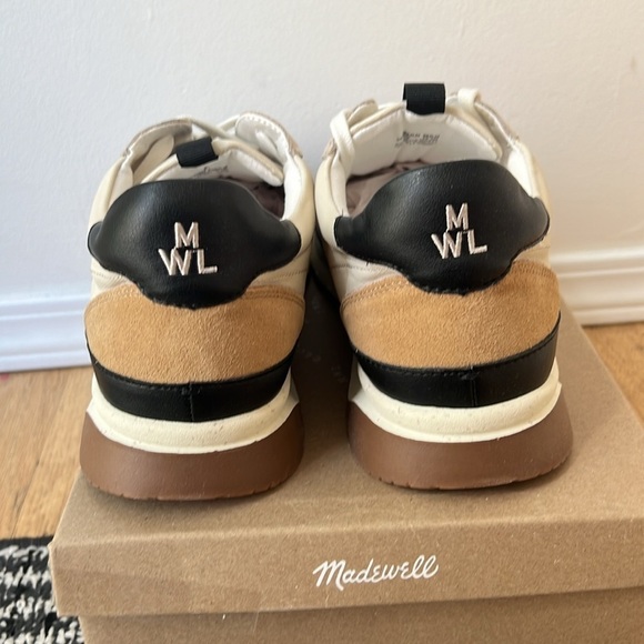MADEWELL Kickoff Trainer Sneaker In Suede, Wash Nubick Leather New In Box 11.5 - Picture 7 of 13